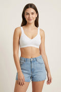 BLS - Carole Non Wired And Non Padded Cotton Bra - White