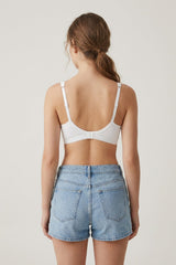 BLS - Carole Non Wired And Non Padded Cotton Bra - White view 2