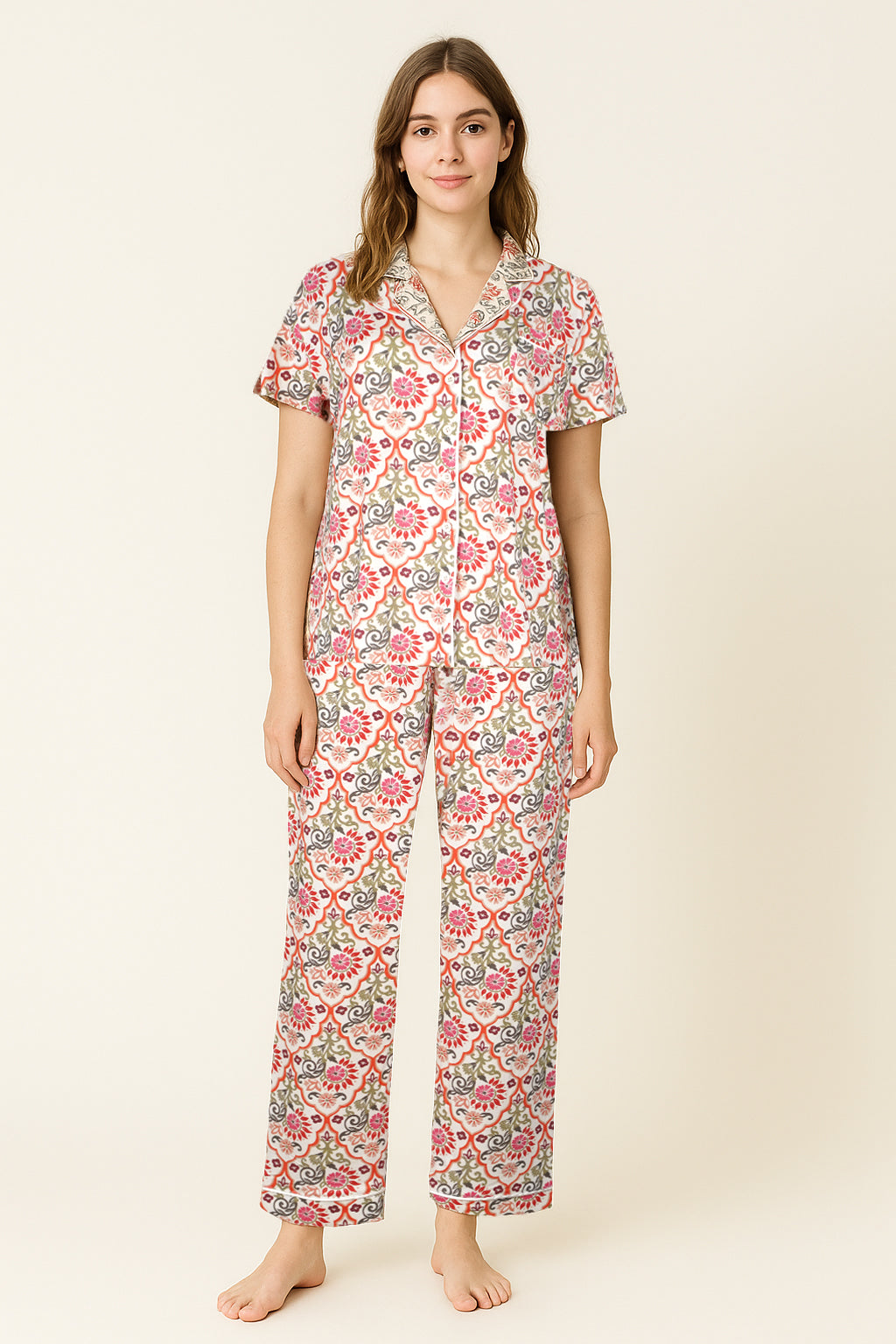 BLS - Magnolia Viscose Pajama Set — image 1 — Meeshop Pakistan