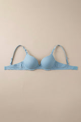 BLS - Paza Wired And Padded Cotton Bra - Sea Green view 3