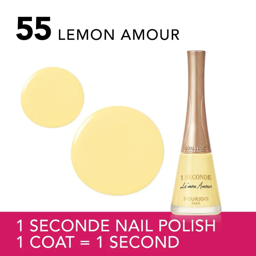 Bourjois - 1 Seconde Lemon Amour Nail Polish 55 — image 1 — Meeshop Pakistan