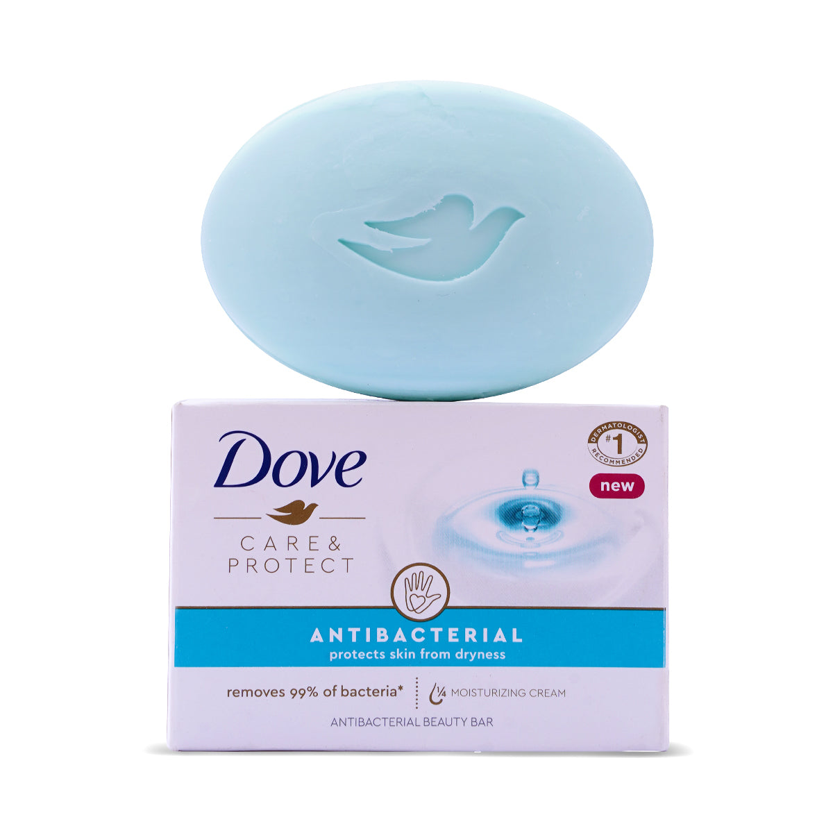 Dove - Care Protect + Anti-Bacterial Soap 106G — image 1 — Meeshop Pakistan