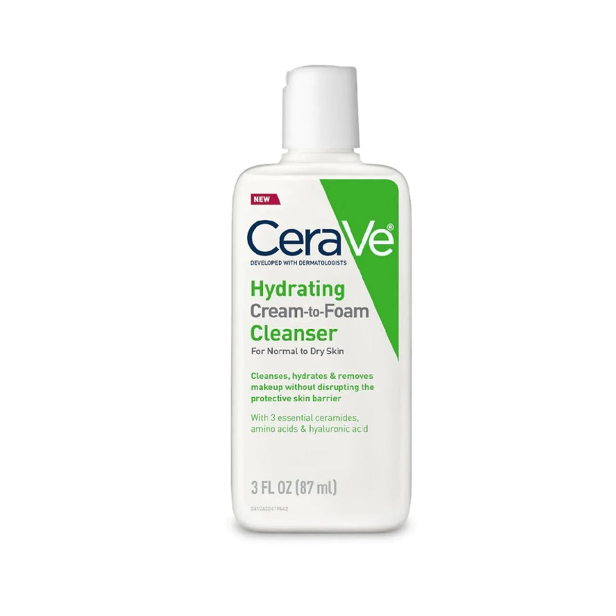 CeraVe - Hydrating Cream to Foam cleanser - 87ml — image 1 — Meeshop Pakistan
