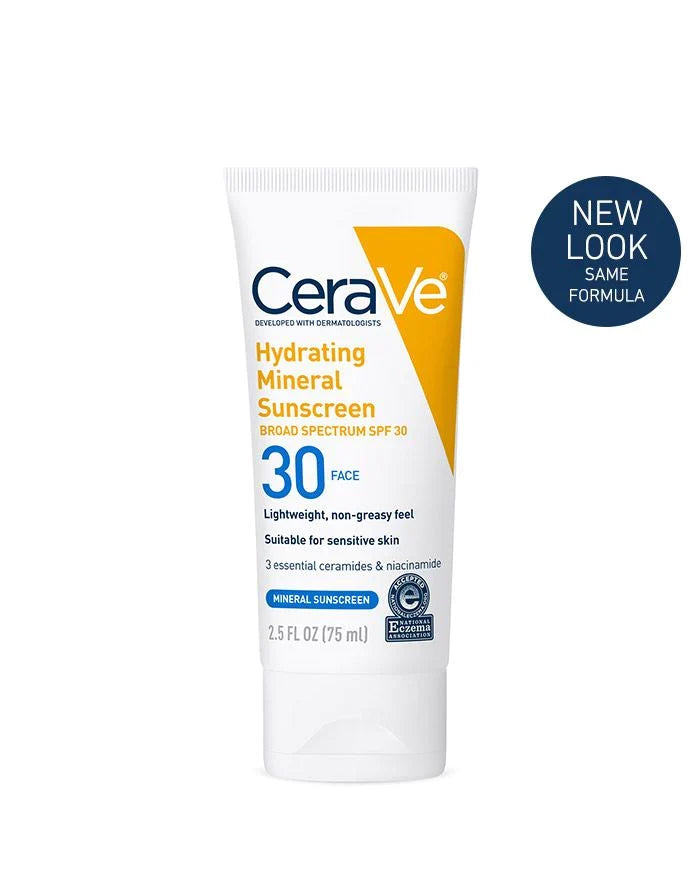 CeraVe - Hydrating Mineral Sunscreen SPF 30 - 75ml — image 1 — Meeshop Pakistan