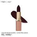 LOreal Paris - Color Riche Free The Nudes Lipstick - 12 No Prejudice