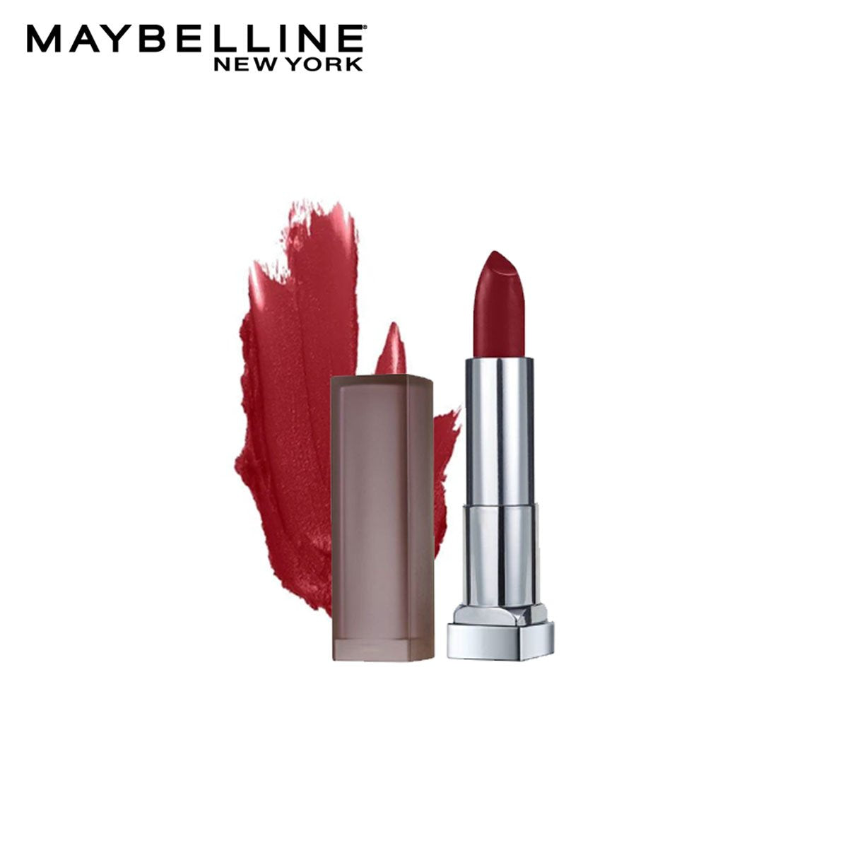 Maybelline - Color Sensational Creamy Matte Lipstick Mini - 695 Divine Wine — image 1 — Meeshop Pakistan