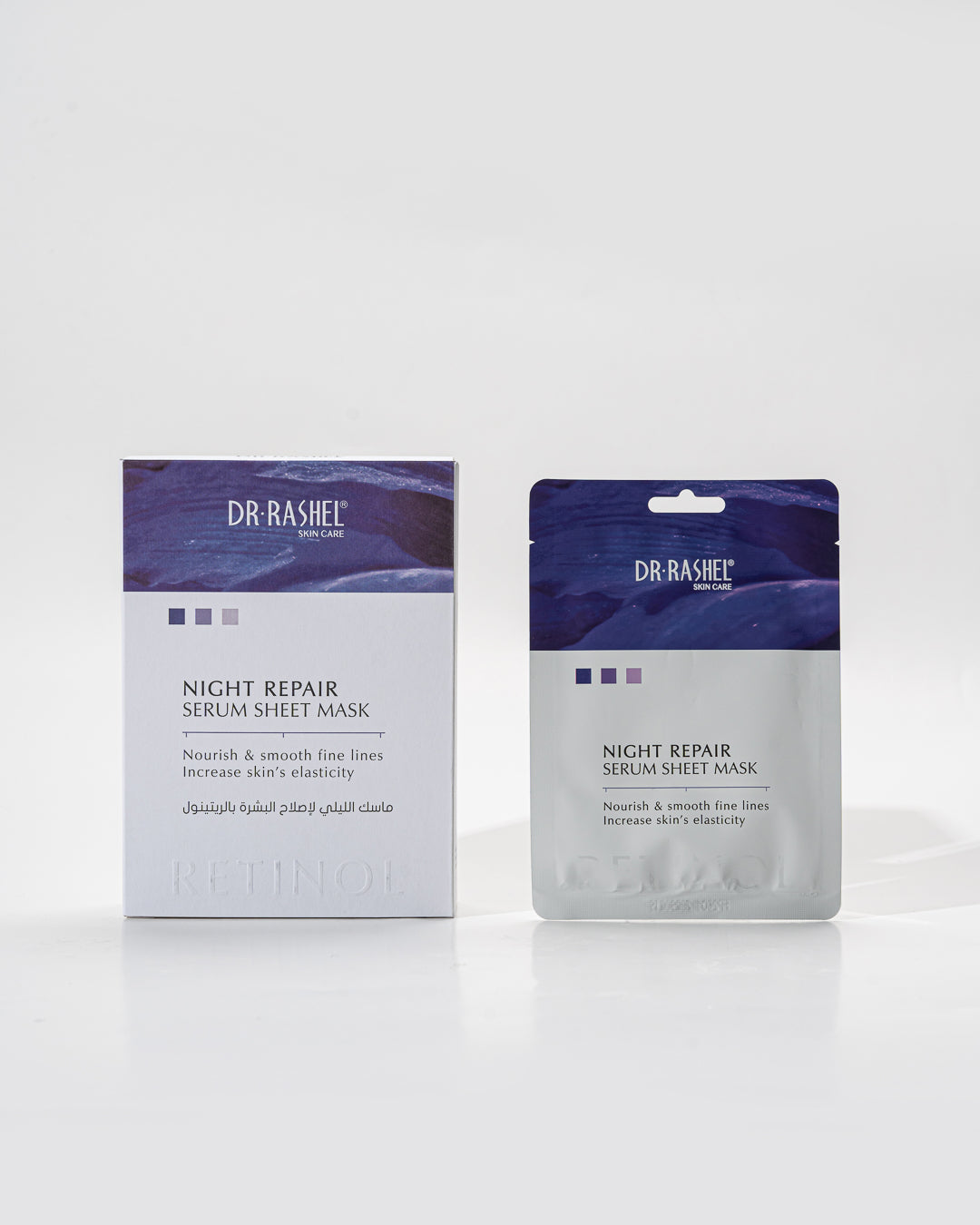 Dr Rashel - Retinol Night Repair Serum Sheet Mask (Packof 10) — image 1 — Meeshop Pakistan