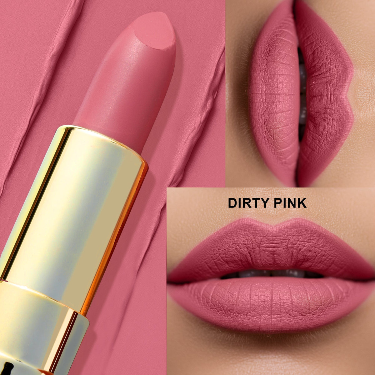 BBA By Suleman - Florence Velvet Matte Lipstick - Dirty Pink — image 1 — Meeshop Pakistan