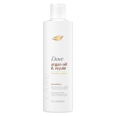 Dove - Argan Oil & Repair Shampoo - 12 Oz / 355 Ml
