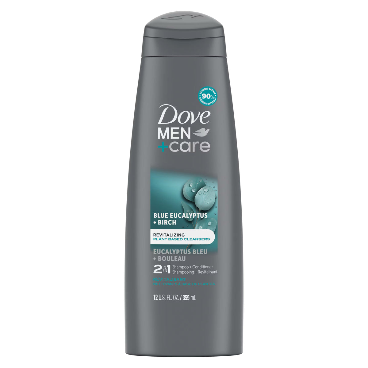 Dove - Blue Eucalyptus & Birch 2 In 1 Shampoo + Conditioner 355ml — image 1 — Meeshop Pakistan