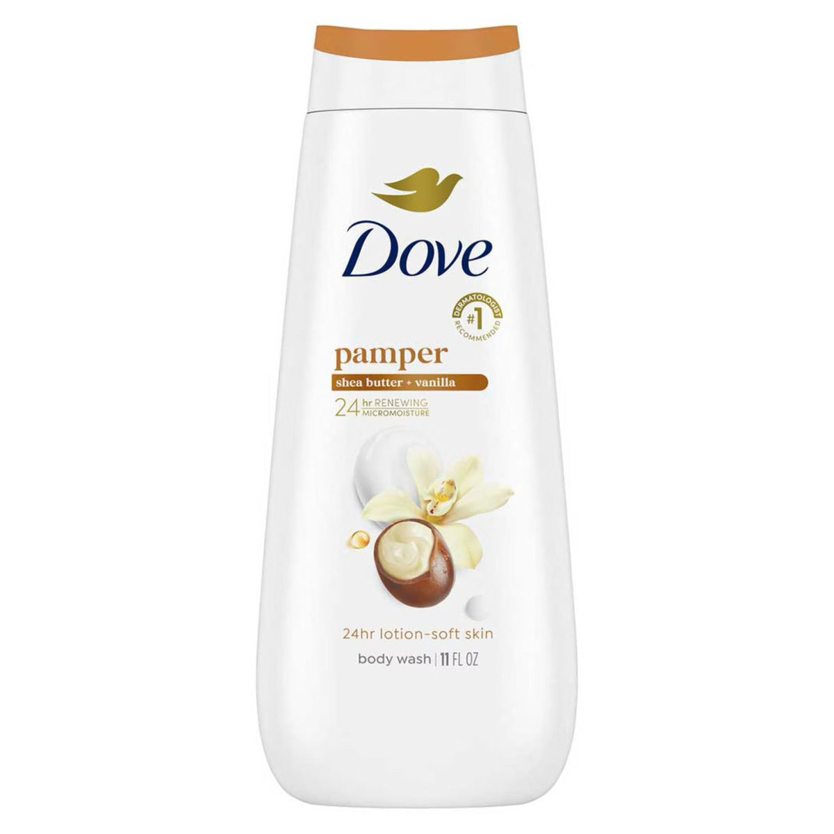 Dove - Pampering Shea Butter & Vanilla Body Wash - 11 Fl Oz (325ml) — image 1 — Meeshop Pakistan