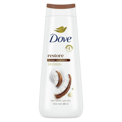 Dove - Restoring Coconut & Cocoa Butter Body Wash - 20 Fl Oz (591ml)