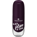 Essence - Gel Nail Polish - 84 Black Plum 8Ml