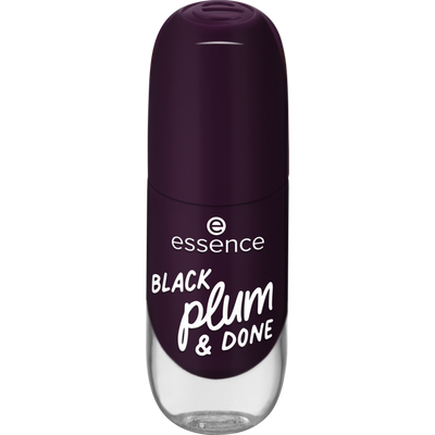 Essence - Gel Nail Polish - 84 Black Plum 8Ml