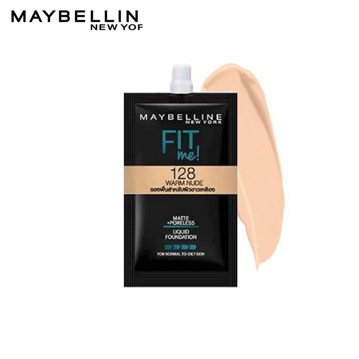 Maybelline - Fit Me Liquid Foundation 5ml - 128 Warm Nude — image 1 — Meeshop Pakistan
