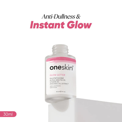 Oneskin - Glow Getter - Glutathione Alpha Arbutin 2%, Vitamin B3, Avocado Oil Extract - 30ml