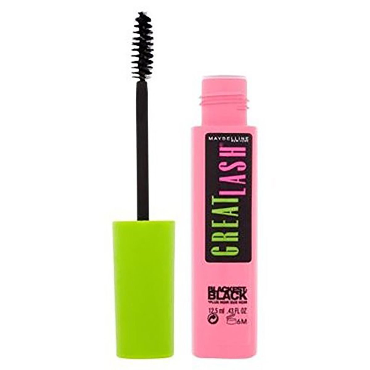 Maybelline - Great Lash Big Washable Mascara - Blackest Black — image 1 — Meeshop Pakistan