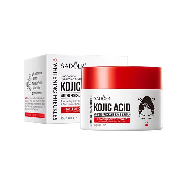 Sadoer - Kojic Acid Freckle Remover Whitening Face Cream 30G — image 1 — Meeshop Pakistan