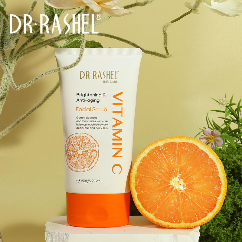Dr Rashel - Vitamin C Brightening & Anti-Aging Facial Scrub - 150g — image 1 — Meeshop Pakistan