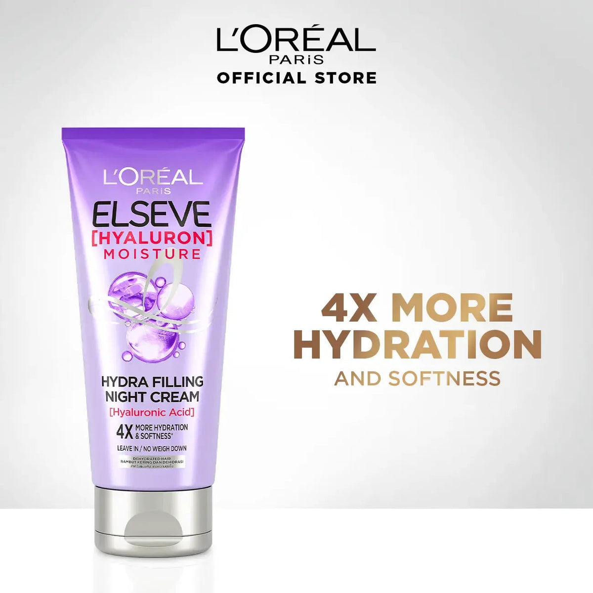 L'Oreal Paris - Elseve Hyaluron Moisture Hydra Filling Night Cream 150ml — image 1 — Meeshop Pakistan