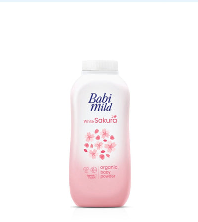 Babi Mild - White Sakura Organic Baby Powder - 350g
