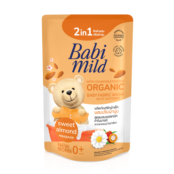 Babi Mild - Natural 2 In 1 Sweet Almond Fabric Wash Refil - 570ml — image 1 — Meeshop Pakistan