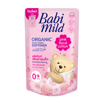Babi Mild - Pink Floral Cotton Fabric Softener Refil - 570ml