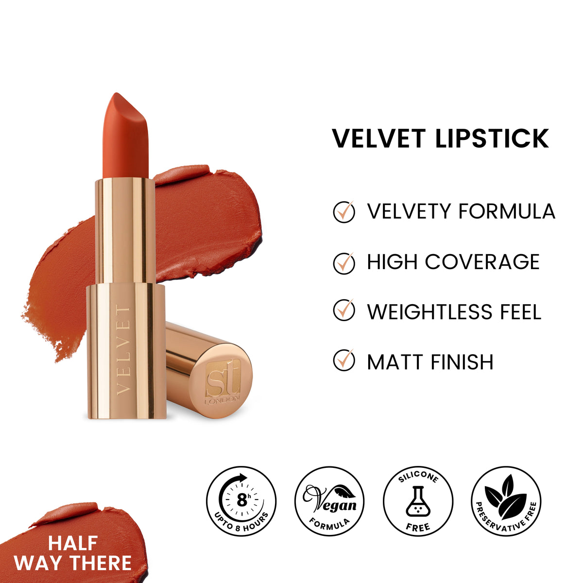 ST London - Velvet Ultra Matt Lipstick - Half way there — image 1 — Meeshop Pakistan