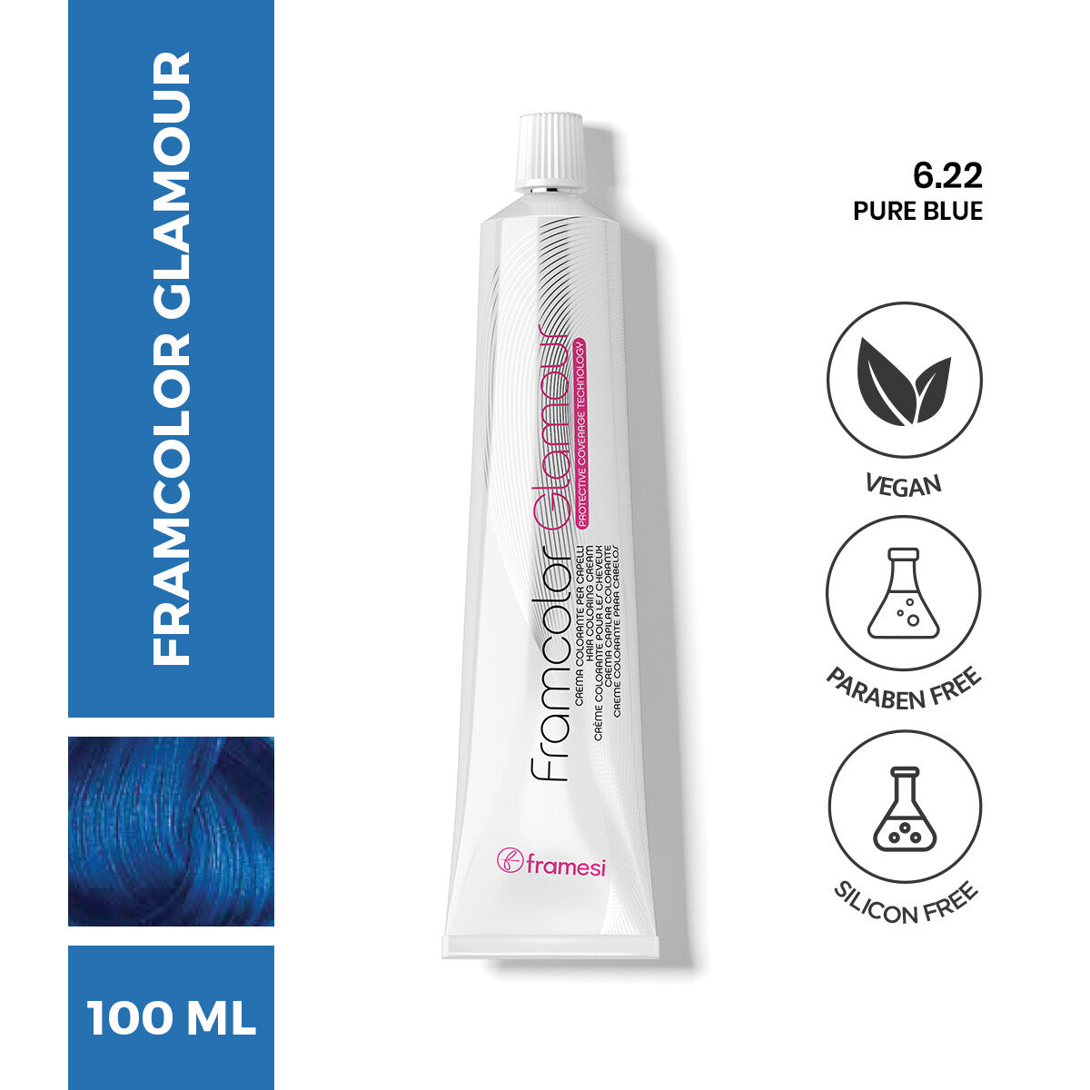 Framesi - FramColor Glamour - 6.22 Pure Blue — image 1 — Meeshop Pakistan