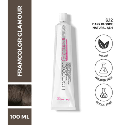 Framesi - FramColor Glamour - 6.12 Dark Blonde Natural Ash