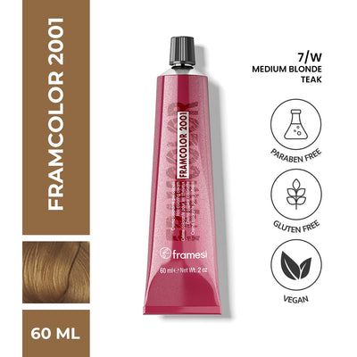 Framesi - FramColor 2001 - 7/W Medium Blonde - Teak