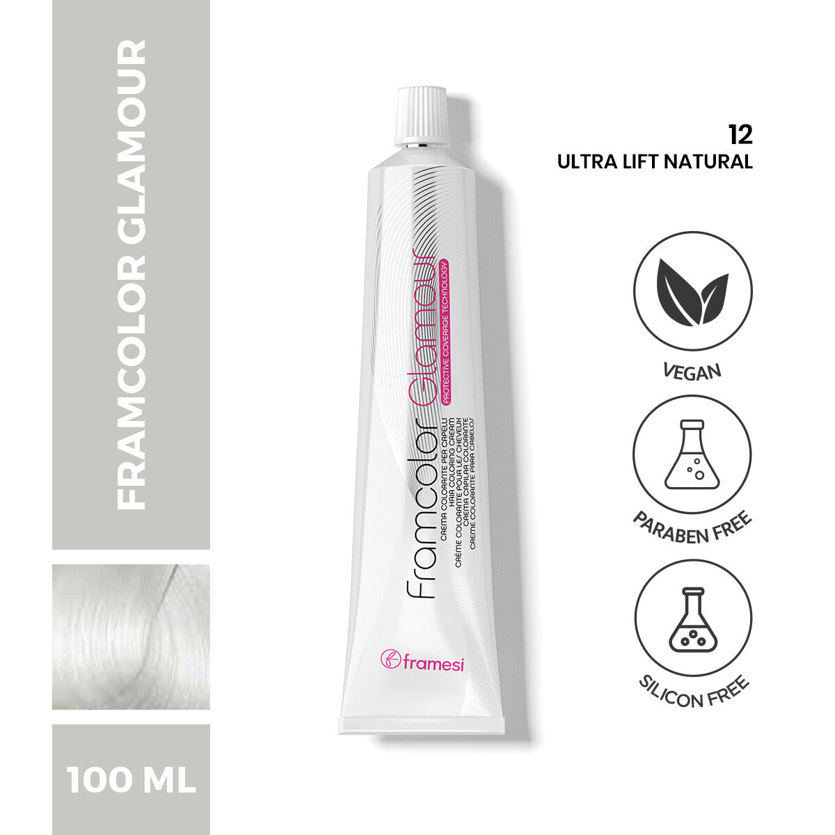 Framesi - FramColor Glamour - 12 Ultra Lift Natural — image 1 — Meeshop Pakistan