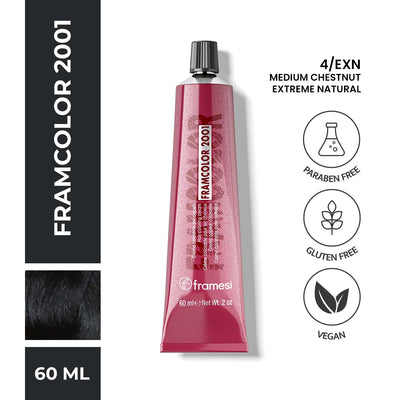 Framesi - FramColor 2001 - 4/EXN Medium Chestnut Extreme Natural