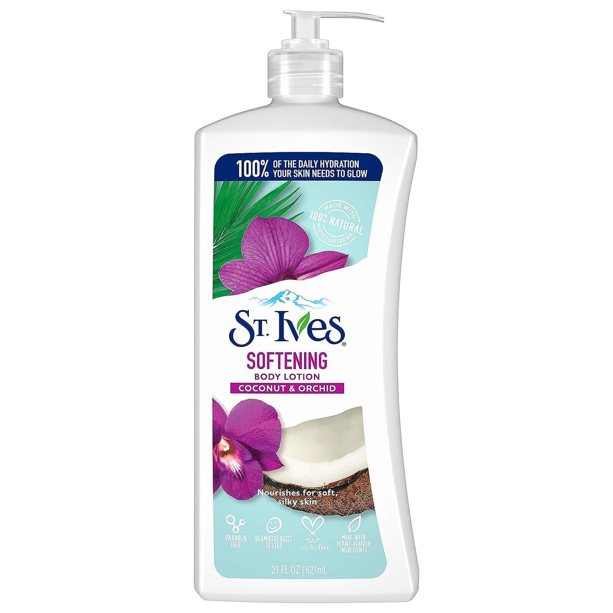 St.Ives - Softening Coconut & Orchid Body Lotion Pump 621ml — image 1 — Meeshop Pakistan