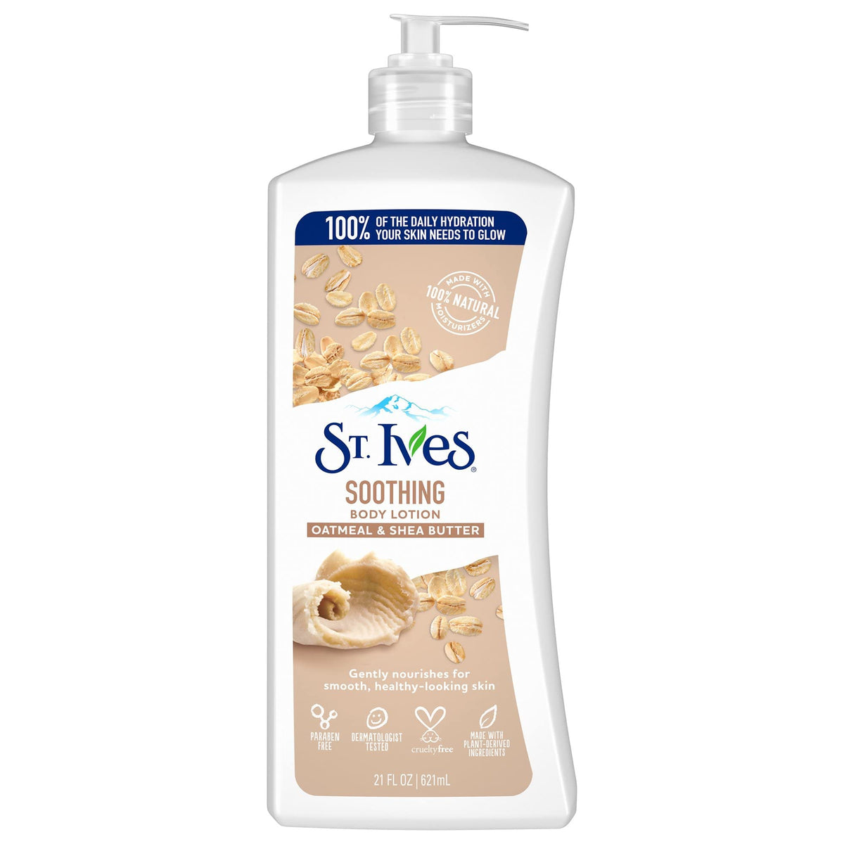 St.Ives - Naturally Soothing Oatmeal & Shea Butter Body Lotion Pump 621ml — image 1 — Meeshop Pakistan