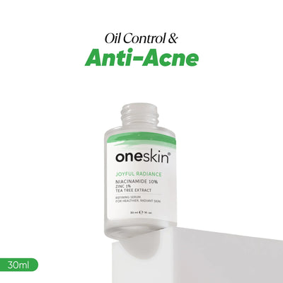Oneskin - Joyful Radiance - Niacinamide 10%, Zinc 1%, Tea Tree Extract - 30ml