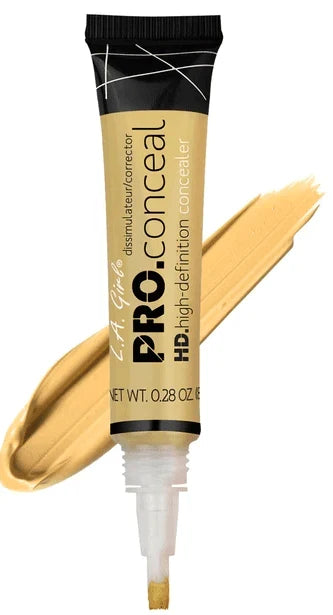 LA Girl - Pro Conceal HD Defination Concealer - Yellow 8gm — image 1 — Meeshop Pakistan