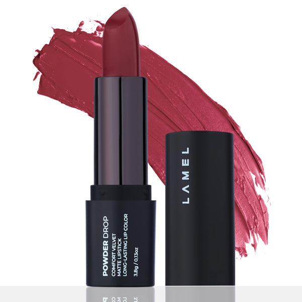 Lamel - Lipstick Powder Drop - 404 RoseWood — image 1 — Meeshop Pakistan