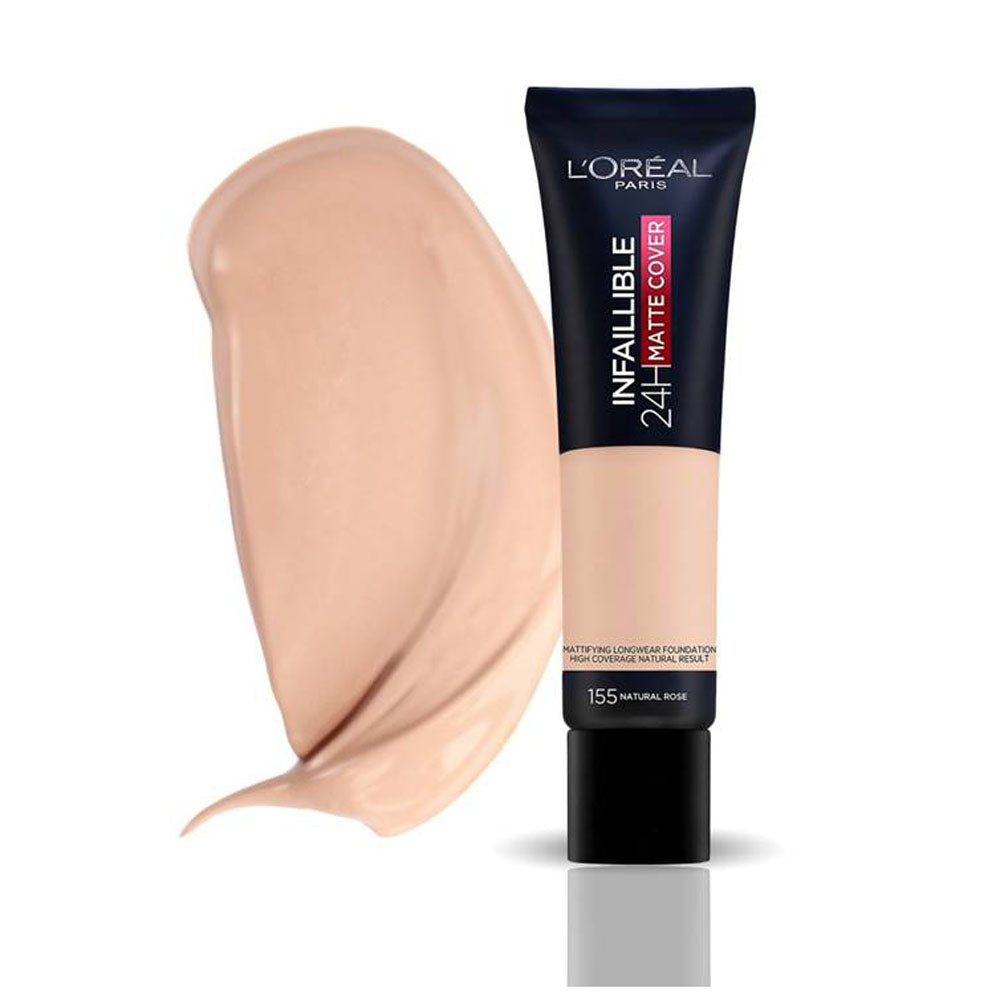 LOreal Paris - Infallible Matte Cover Foundation - 155 Natural Rose — image 1 — Meeshop Pakistan