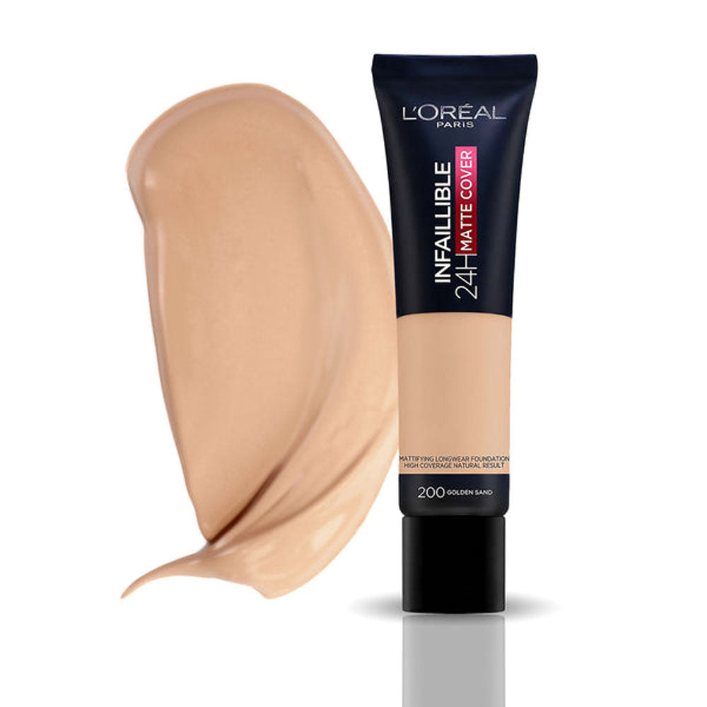 LOreal Paris - Infallible Matte Cover Foundation - 200 Golden Sand — image 1 — Meeshop Pakistan