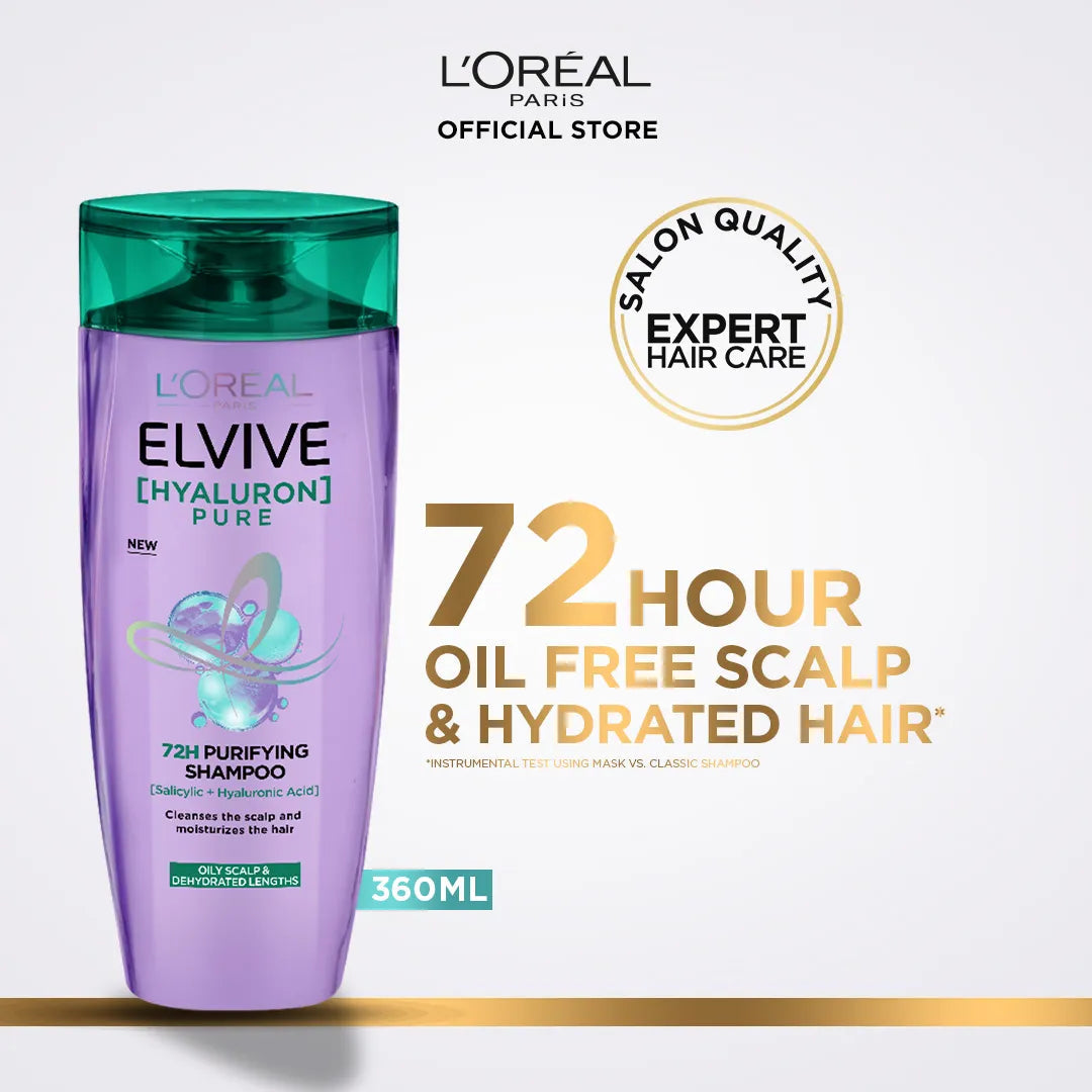 L'Oreal Paris - Elvive Hyaluron Pure Shampoo 360Ml — image 1 — Meeshop Pakistan