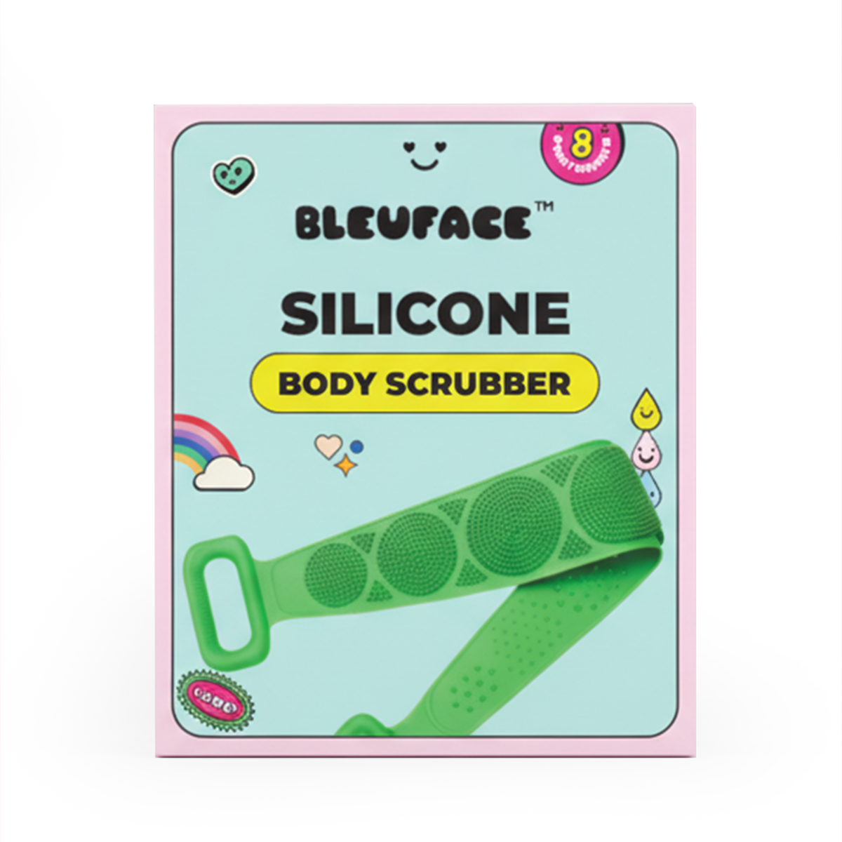 Bleuface - Silicone Back Scrubber — image 1 — Meeshop Pakistan