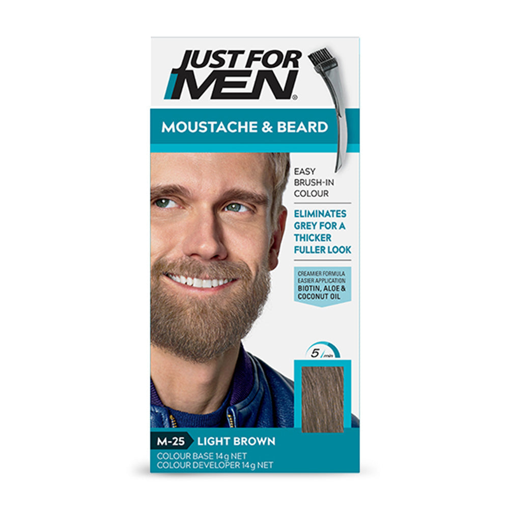 Just For Men - Mustache & Beard Color - Light Brown — image 1 — Meeshop Pakistan