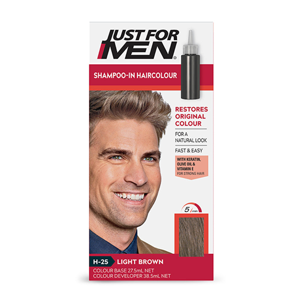 Just For Men - Shampoo-In Haircolour - Light Brown — image 1 — Meeshop Pakistan