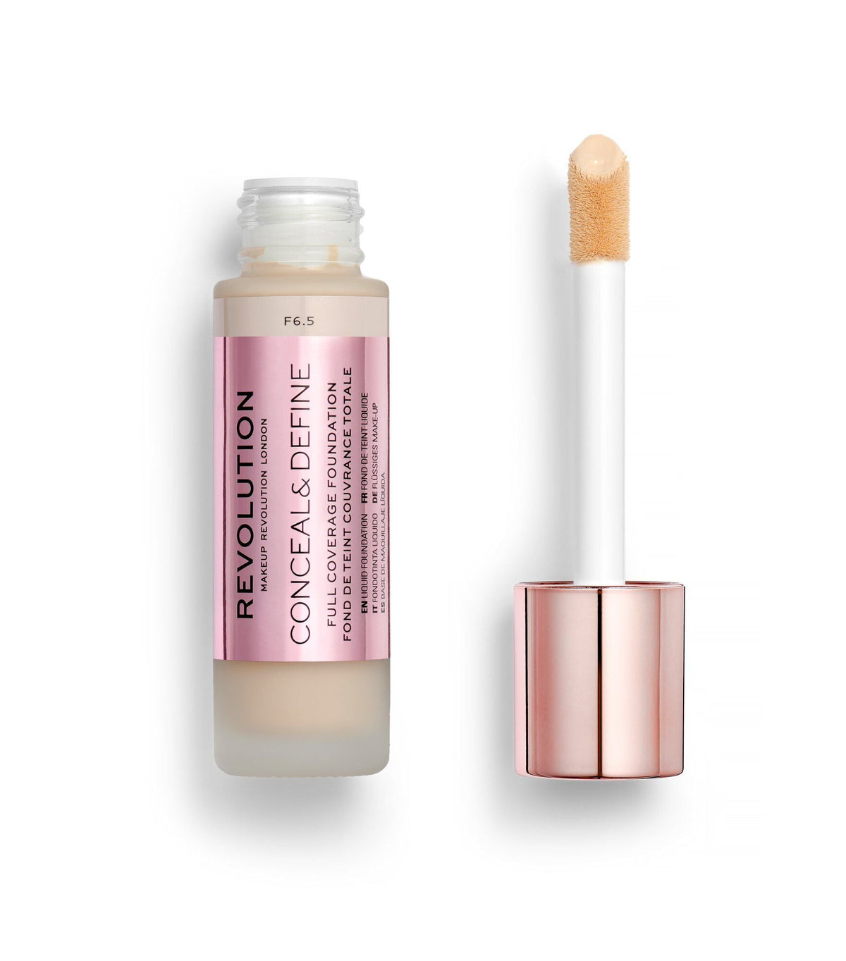 Revolution - Conceal & Define Foundation - F6.5 23 ml — image 1 — Meeshop Pakistan