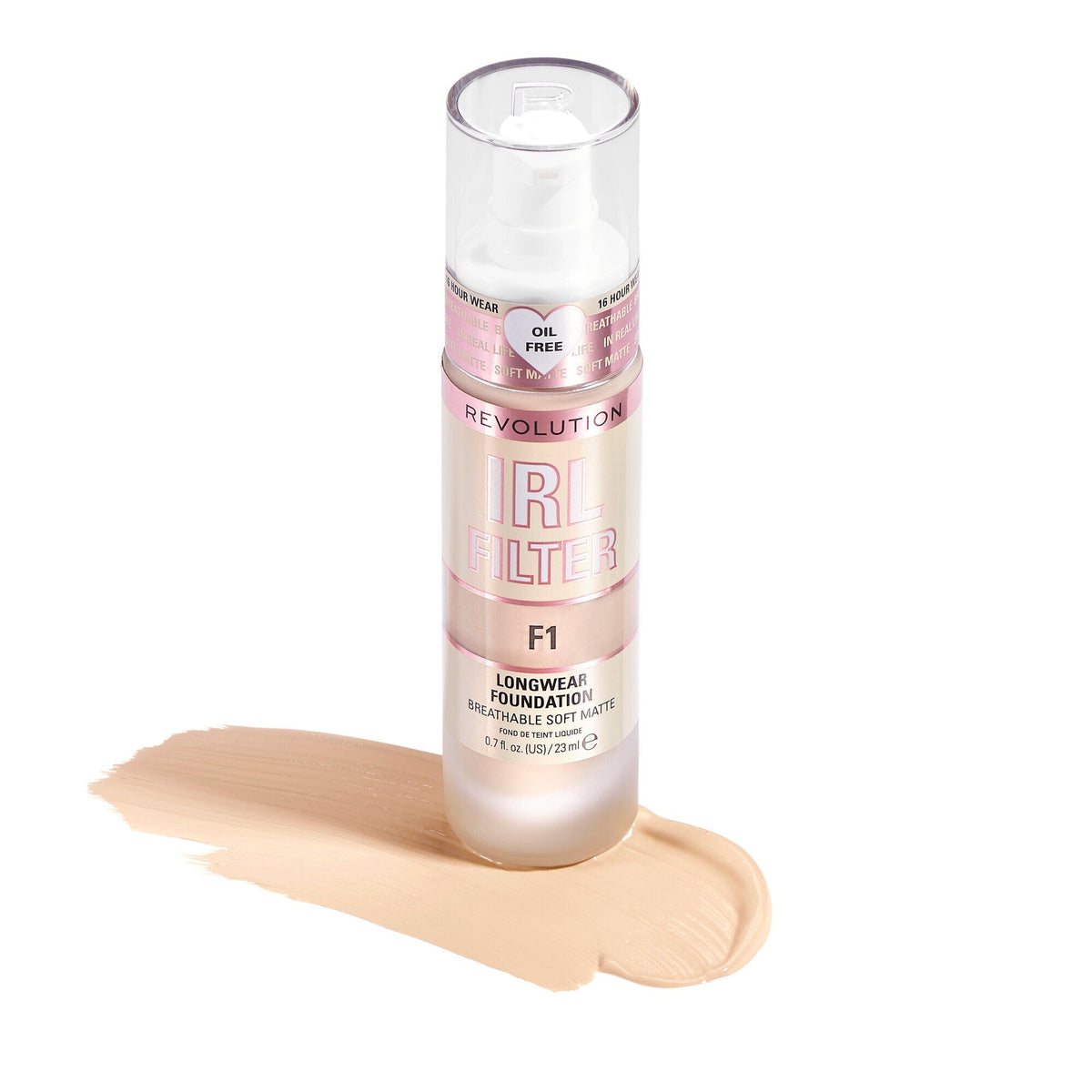 Revolution - IRL Filter Longwear Foundation F1 23ml — image 1 — Meeshop Pakistan