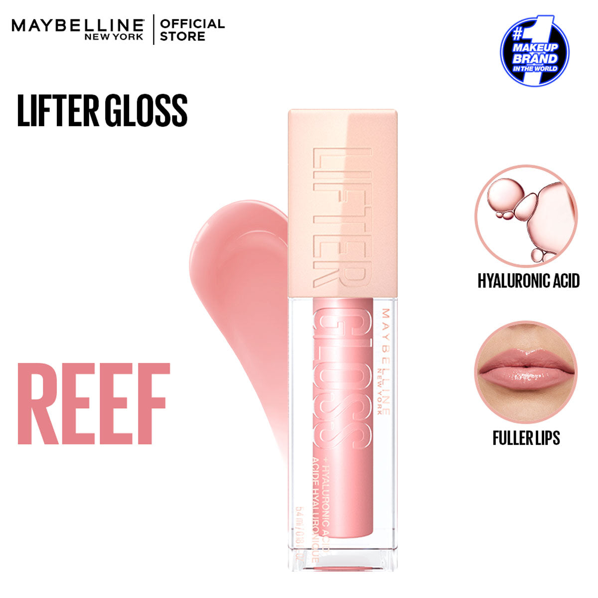 Maybelline - Lifter Gloss Hydrating Lip Gloss — image 11 — Meeshop Pakistan