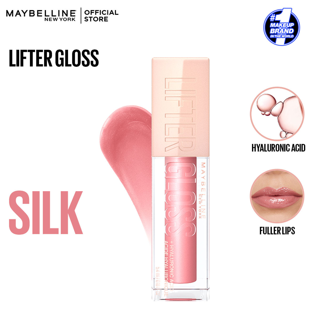 Maybelline - Lifter Gloss Hydrating Lip Gloss — image 4 — Meeshop Pakistan