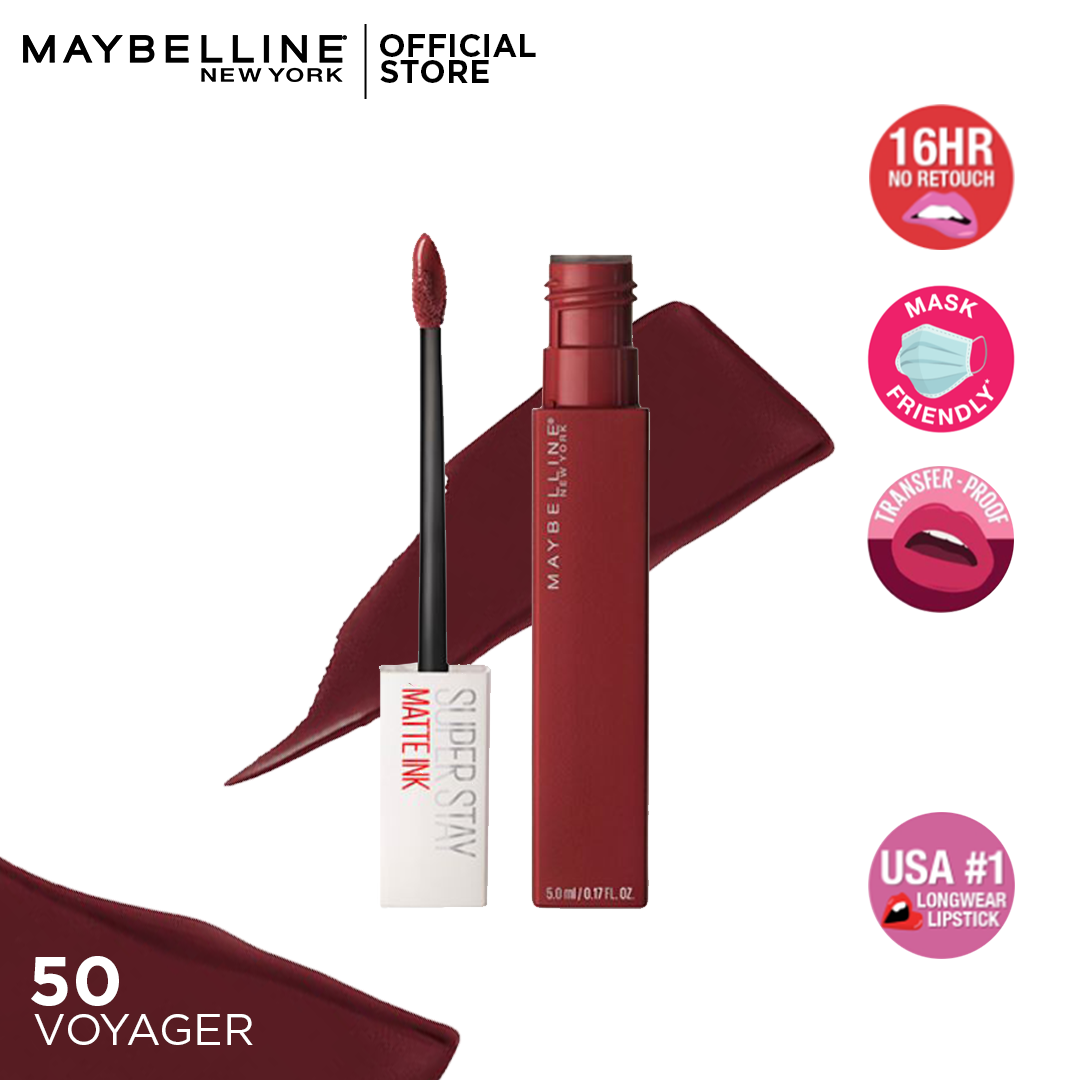 Maybelline - Superstay Matte Ink Liquid Lipstick - 50 Voyager — image 1 — Meeshop Pakistan