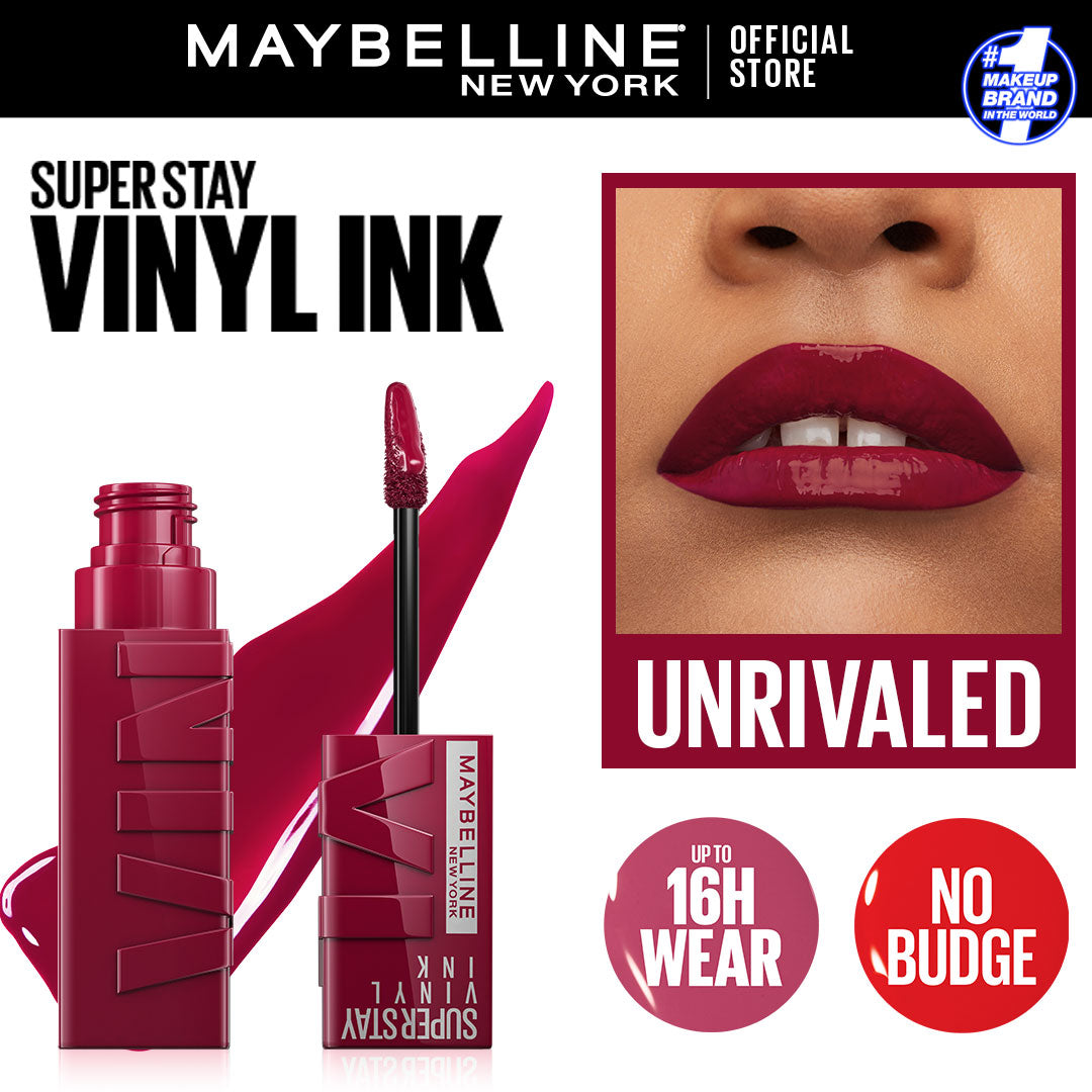 Maybelline - Superstay Vinyl Ink Liquid Lipstick - Unrivaled — image 1 — Meeshop Pakistan